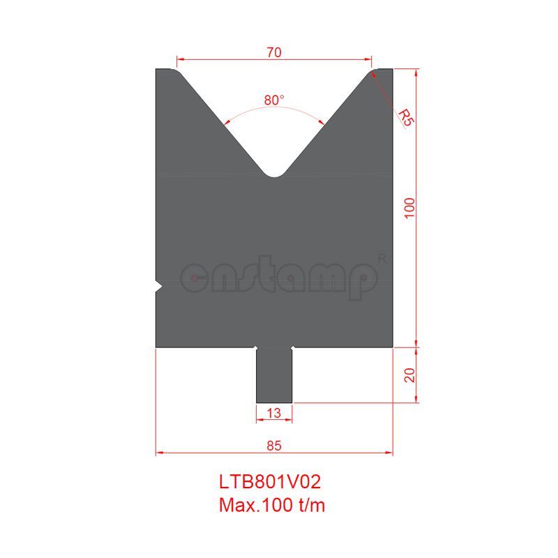 LTB801V02 Trumpf Style Press Brake Tooling-Dies/Lower Tools