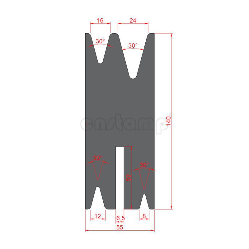 EHD30 Multi-V EHT Style Press Brake Tooling-Dies/Lower Tools