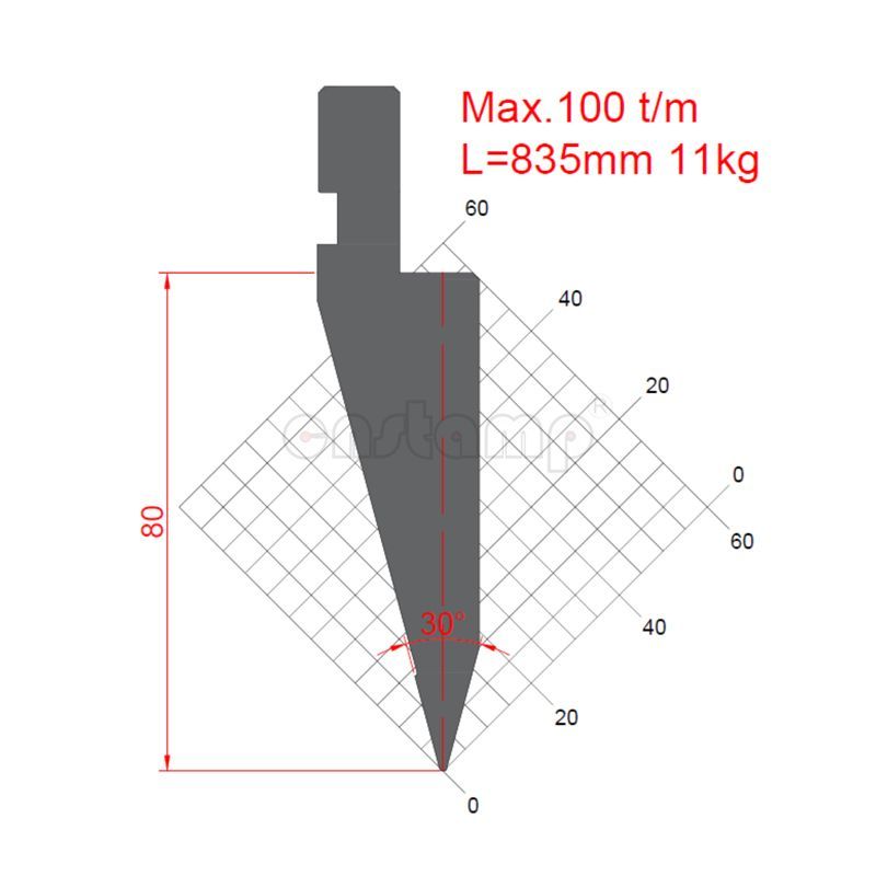KP3001 Amada Style Press Brake Tooling-Punches/Upper Tools