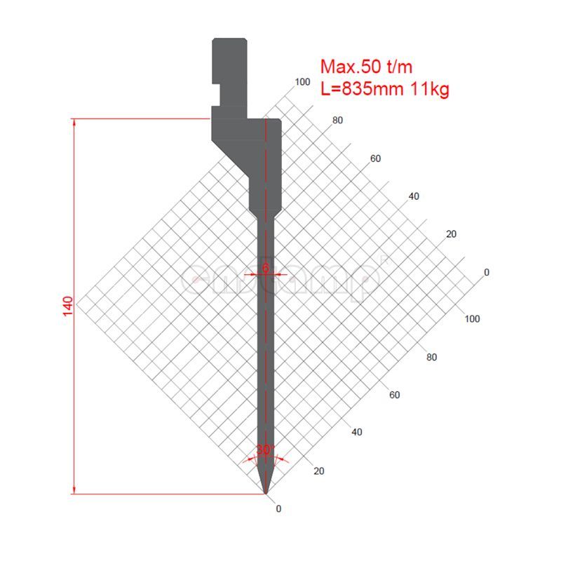 KP3013 Amada Style Press Brake Tooling-Punches/Upper Tools