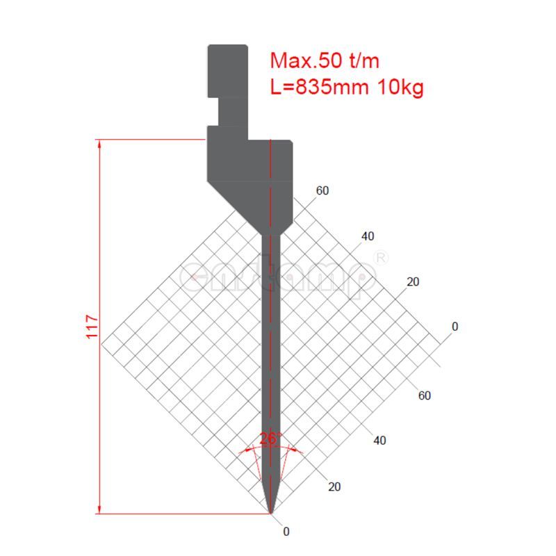 KP2601 Amada Style Press Brake Tooling-Punches/Upper Tools