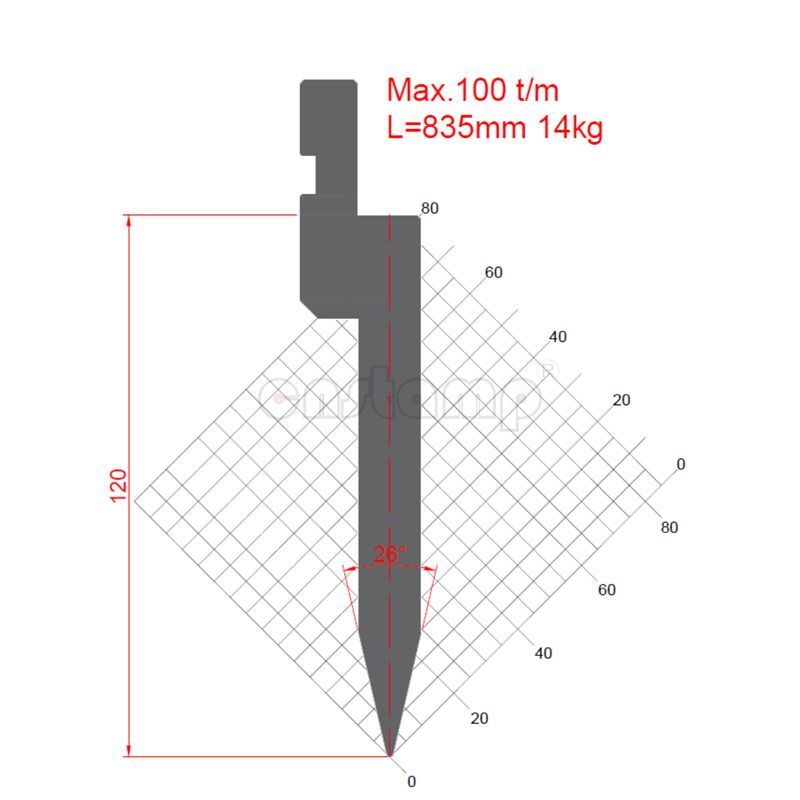 KP2605 Amada Style Press Brake Tooling-Punches/Upper Tools