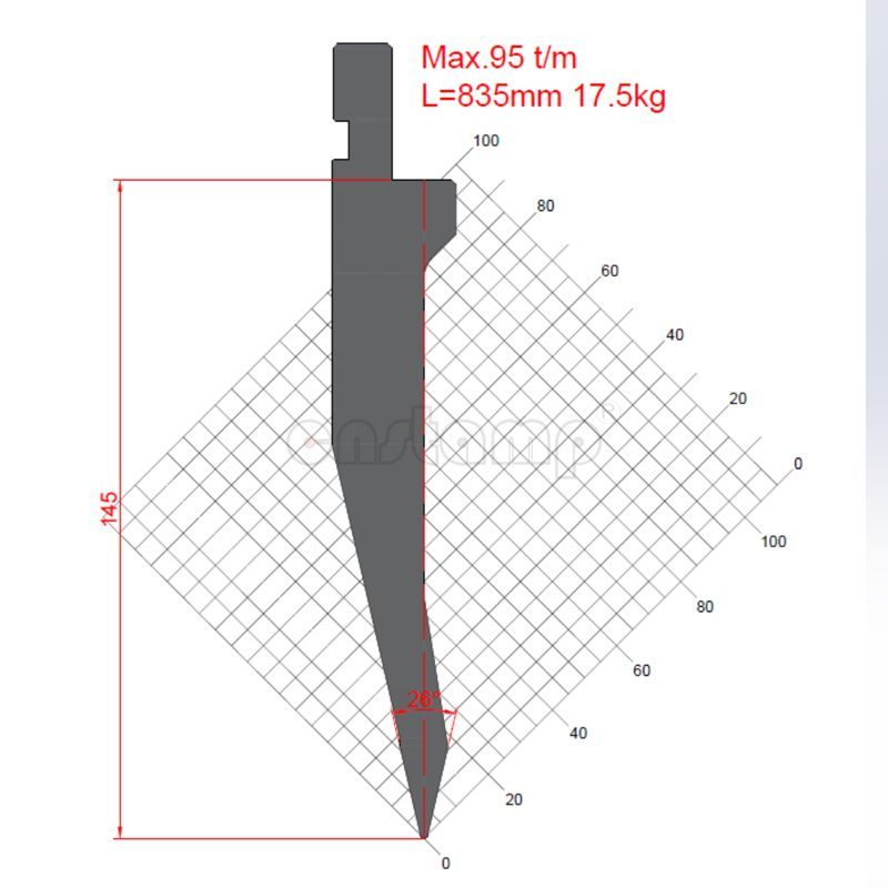 KP2609 Amada Style Press Brake Tooling-Punches/Upper Tools