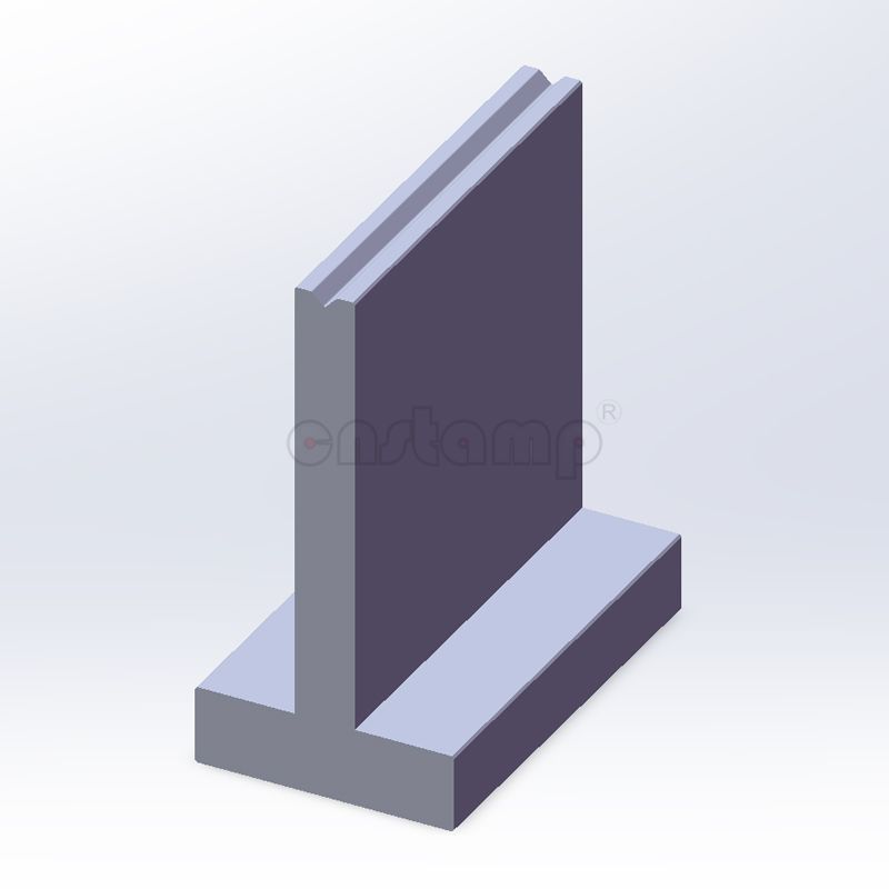 90 degree H120mm Amada Style Press Brake Tooling-T-Dies/Lower Tools