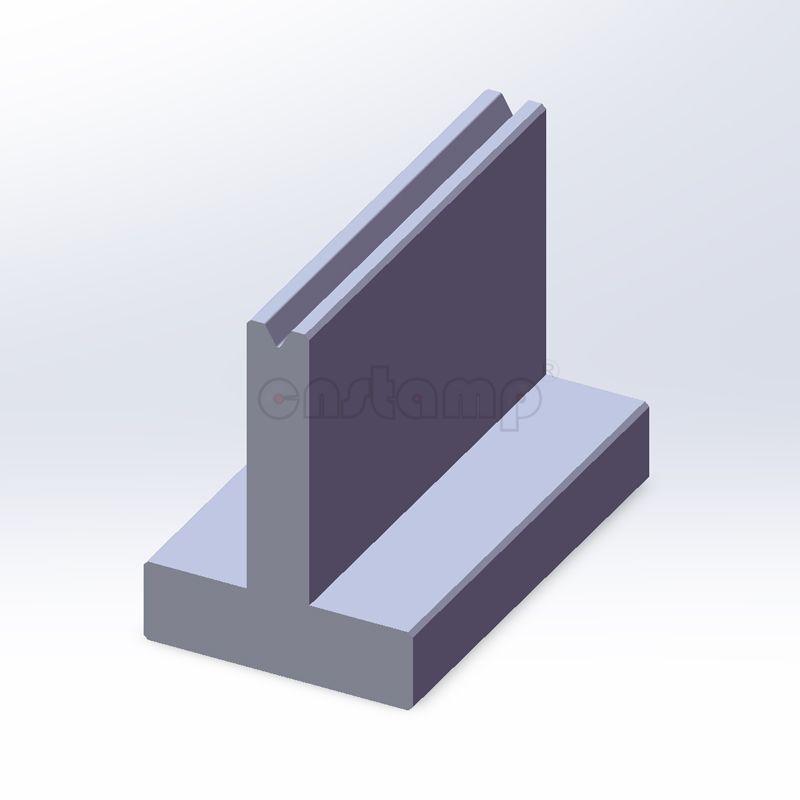 60 degree H80mm Amada Style Press Brake Tooling-T-Dies/Lower Tools