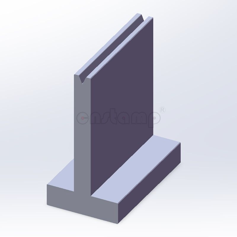 45 degree H120mm Amada Style Press Brake Tooling-T-Dies/Lower Tools