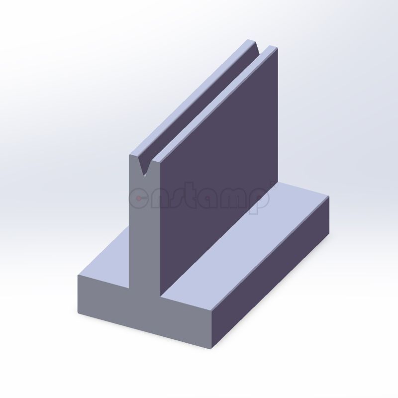 35 degree H80mm Amada Style Press Brake Tooling-T-Dies/Lower Tools