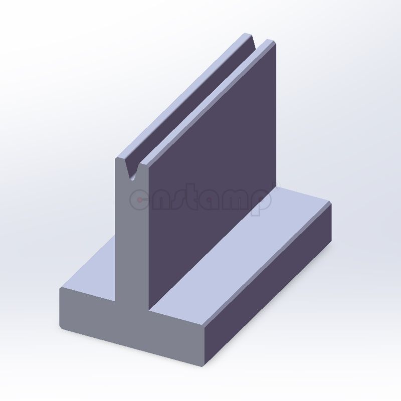 30 degree H80mm Amada Style Press Brake Tooling-T-Dies/Lower Tools