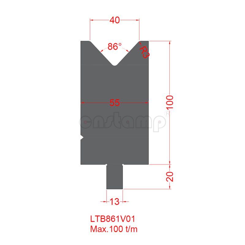 LTB861V01 Trumpf Style Press Brake Tooling-Dies/Lower Tools