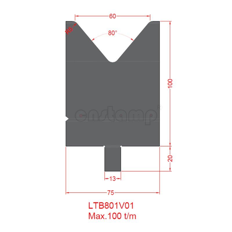 LTB801V01 Trumpf Style Press Brake Tooling-Dies/Lower Tools