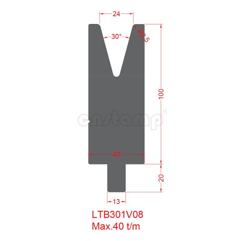 LTB301V08 Trumpf Style Press Brake Tooling-Dies/Lower Tools