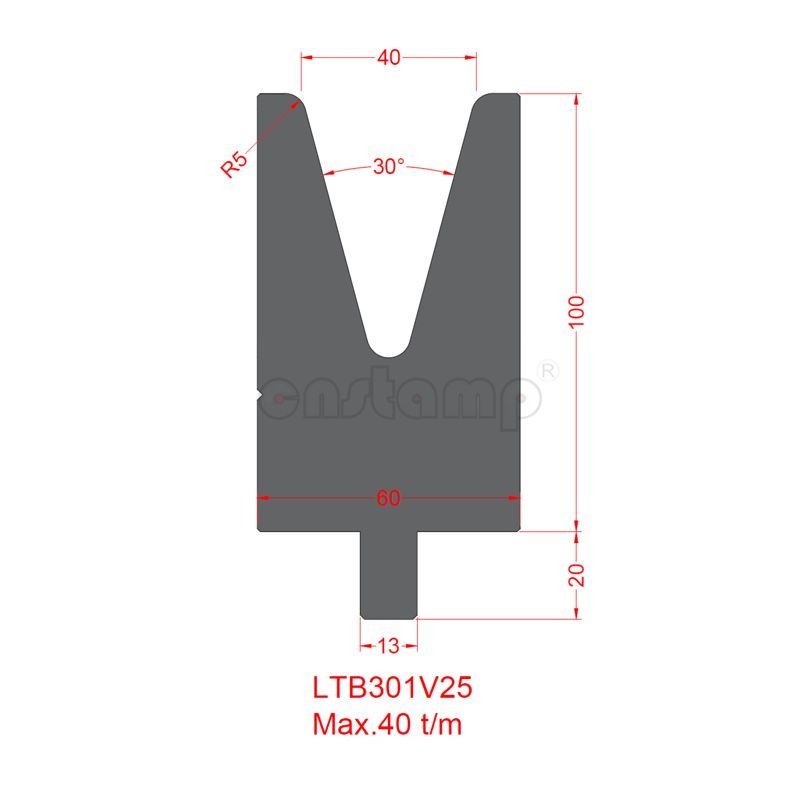 LTB301V25 Trumpf Style Press Brake Tooling-Dies/Lower Tools