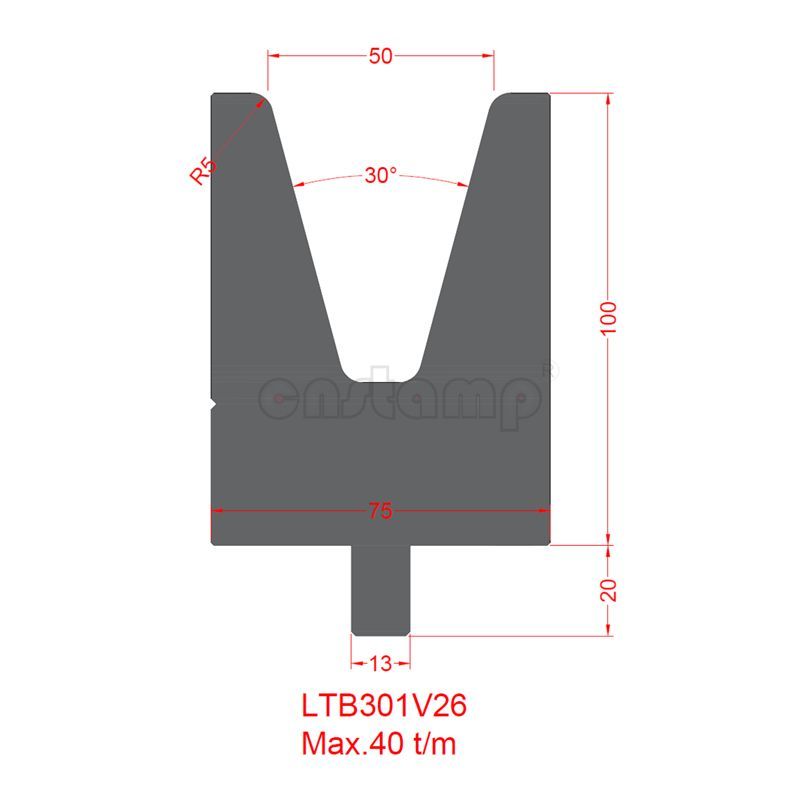 LTB301V26 Trumpf Style Press Brake Tooling-Dies/Lower Tools