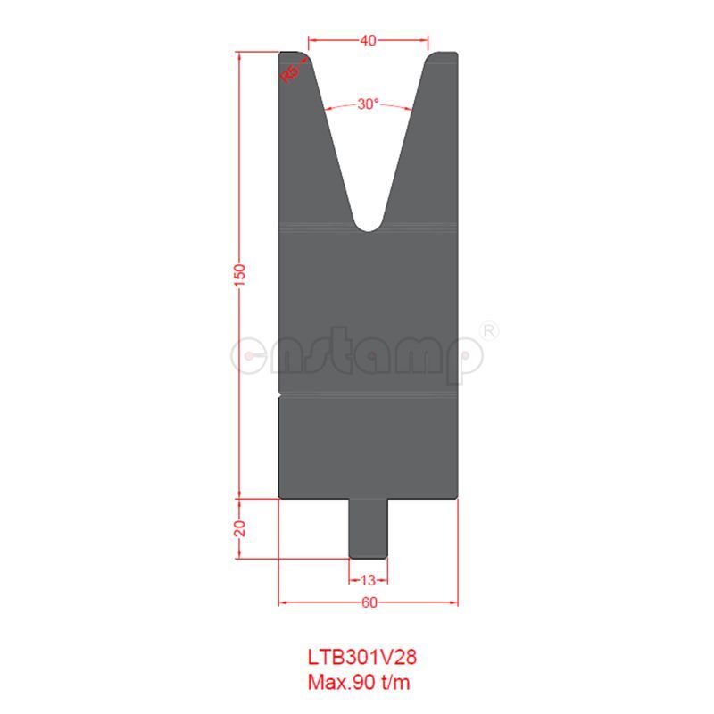 LTB301V28 Trumpf Style Press Brake Tooling-Dies/Lower Tools