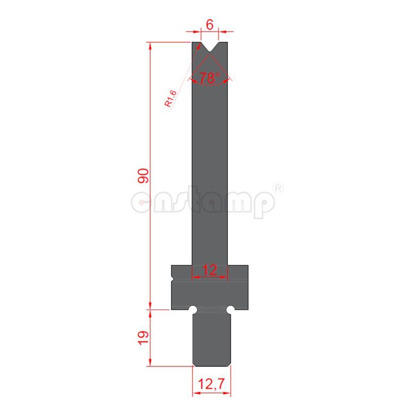 LB7801 Lvd Style Press Brake Tooling-Dies/Lower Tools