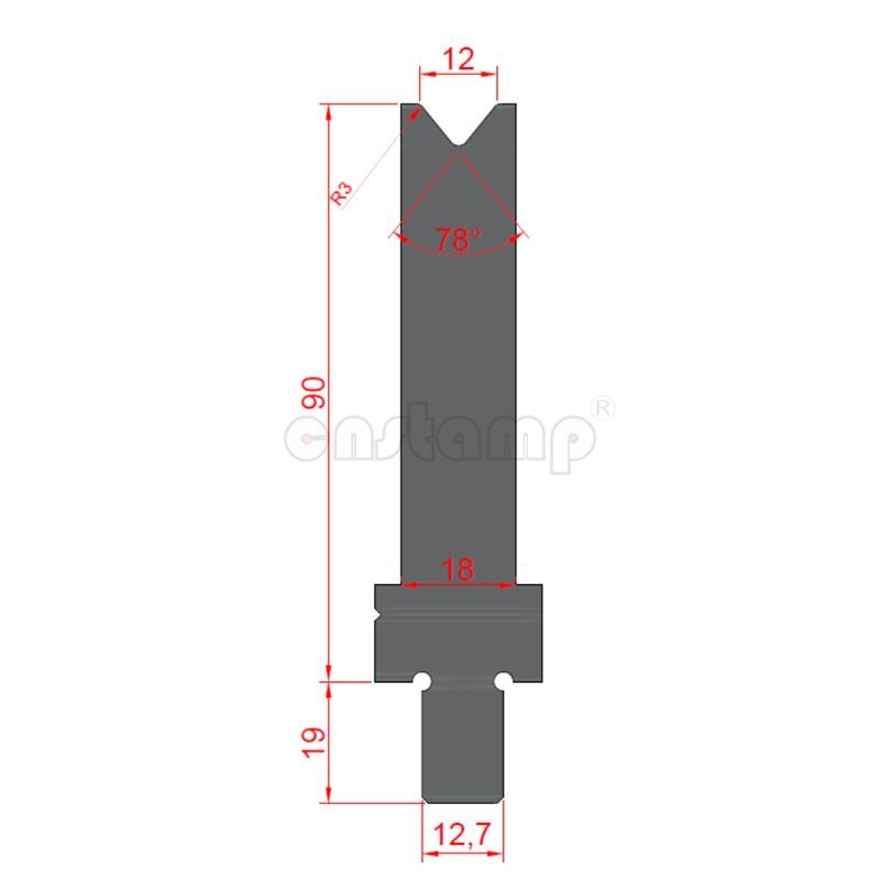 LB7804 Lvd Style Press Brake Tooling-Dies/Lower Tools