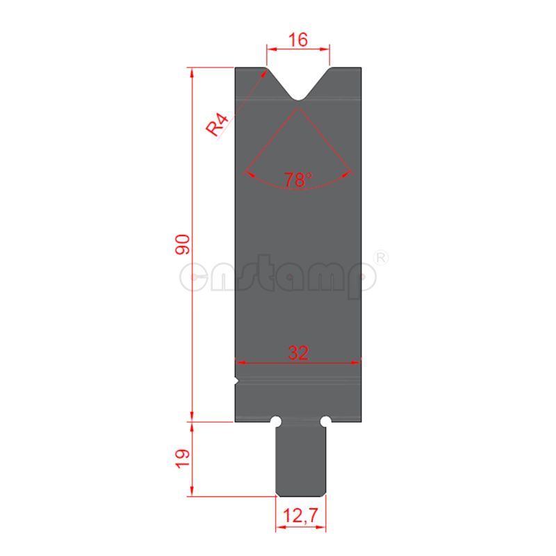 LB7805 Lvd Style Press Brake Tooling-Dies/Lower Tools