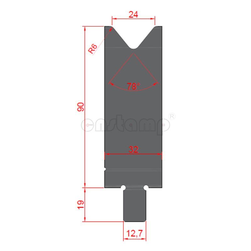 LB7807 Lvd Style Press Brake Tooling-Dies/Lower Tools