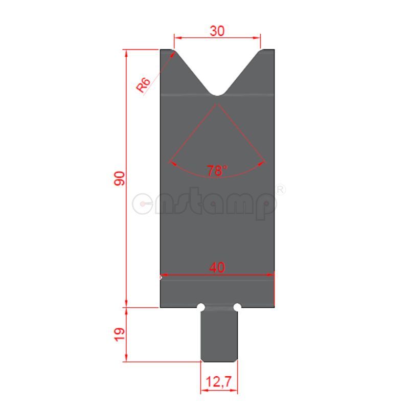 LB7808 Lvd Style Press Brake Tooling-Dies/Lower Tools