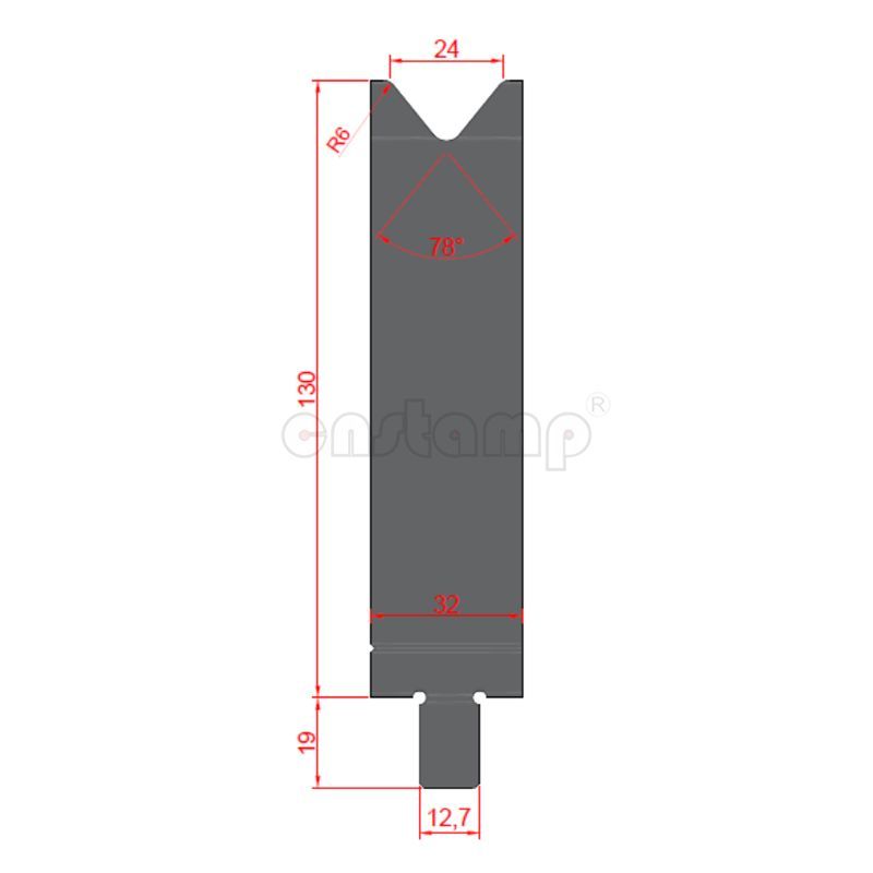LB7821 Lvd Style Press Brake Tooling-Dies/Lower Tools