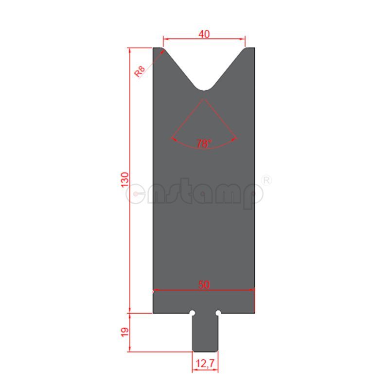 LB7823 Lvd Style Press Brake Tooling-Dies/Lower Tools