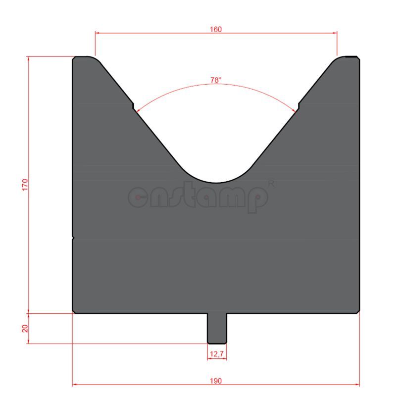 LB7828 Lvd Style Press Brake Tooling-Dies/Lower Tools
