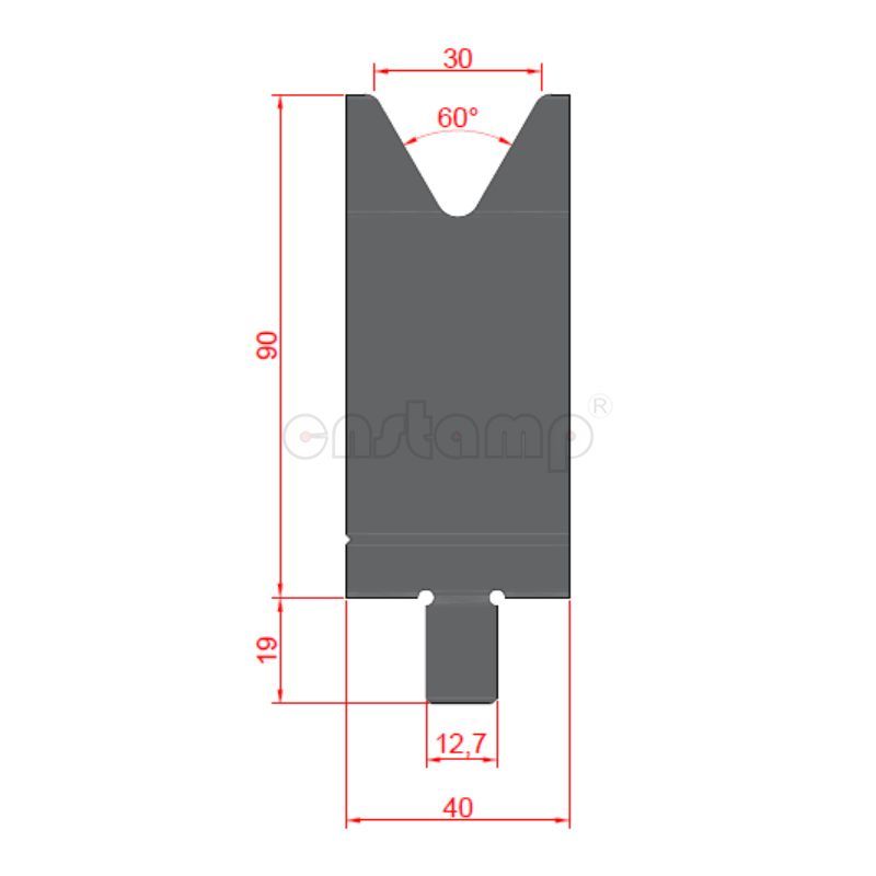 LB6001 Lvd Style Press Brake Tooling-Dies/Lower Tools