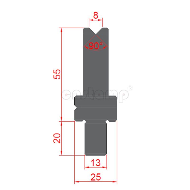 BY901V02 Bystronic Style Press Brake Tooling-Dies/Lower Tools