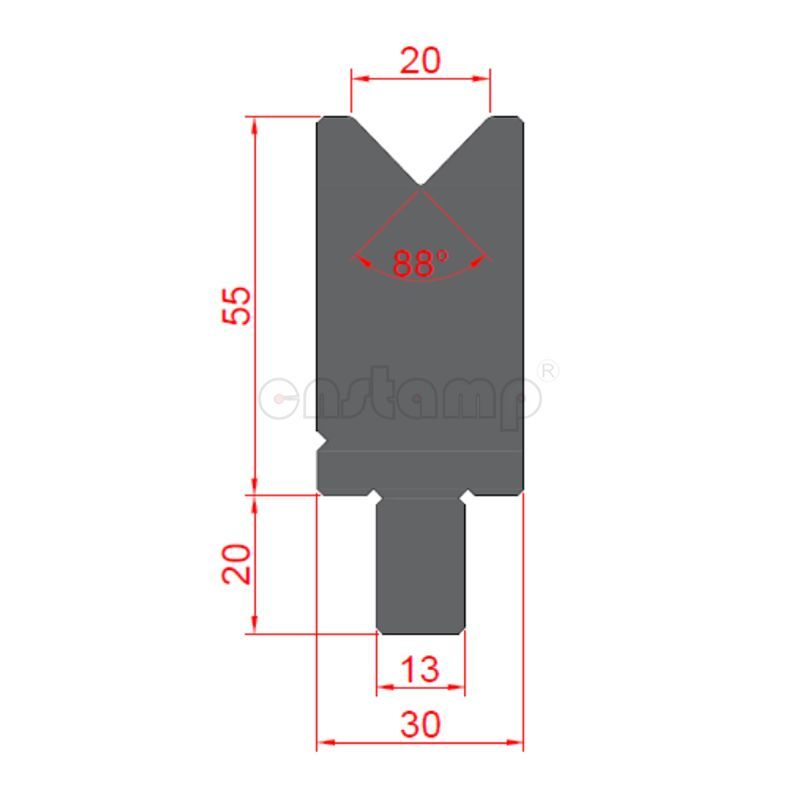 BY881V06 Bystronic Style Press Brake Tooling-Dies/Lower Tools