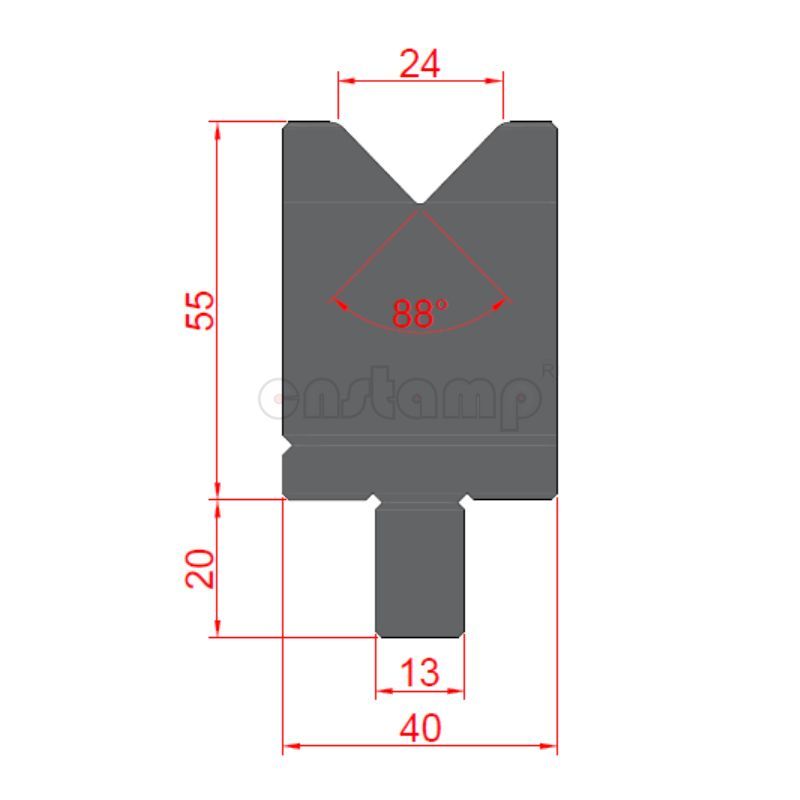 BY881V07 Bystronic Style Press Brake Tooling-Dies/Lower Tools