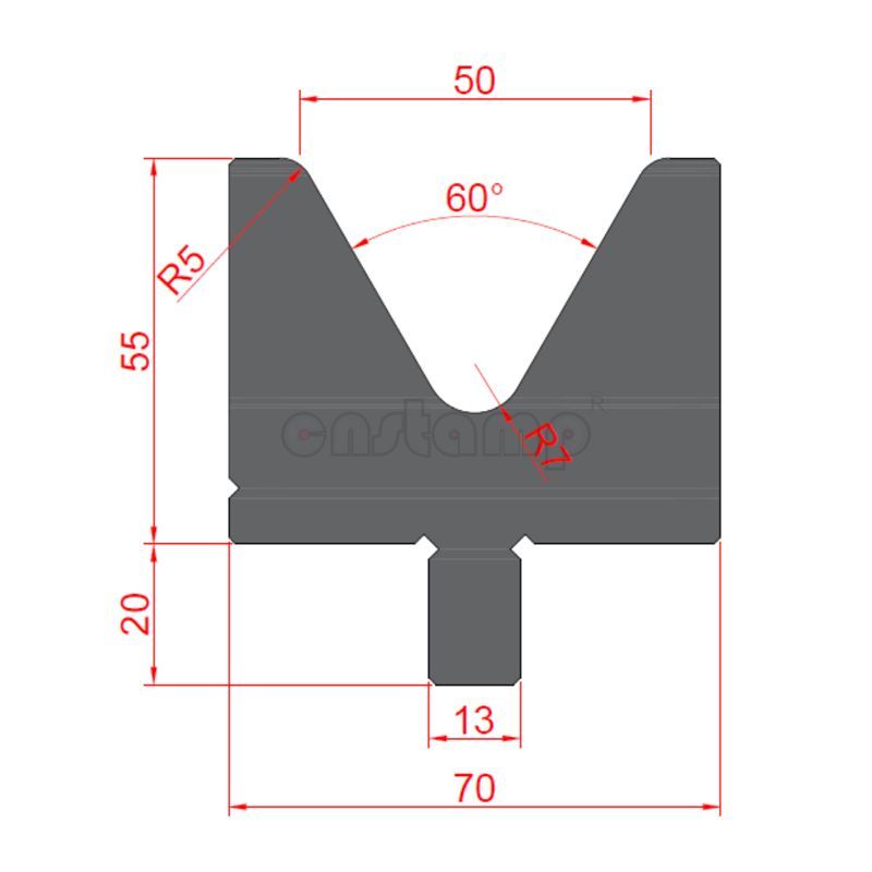 BY601V02 Bystronic Style Press Brake Tooling-Dies/Lower Tools