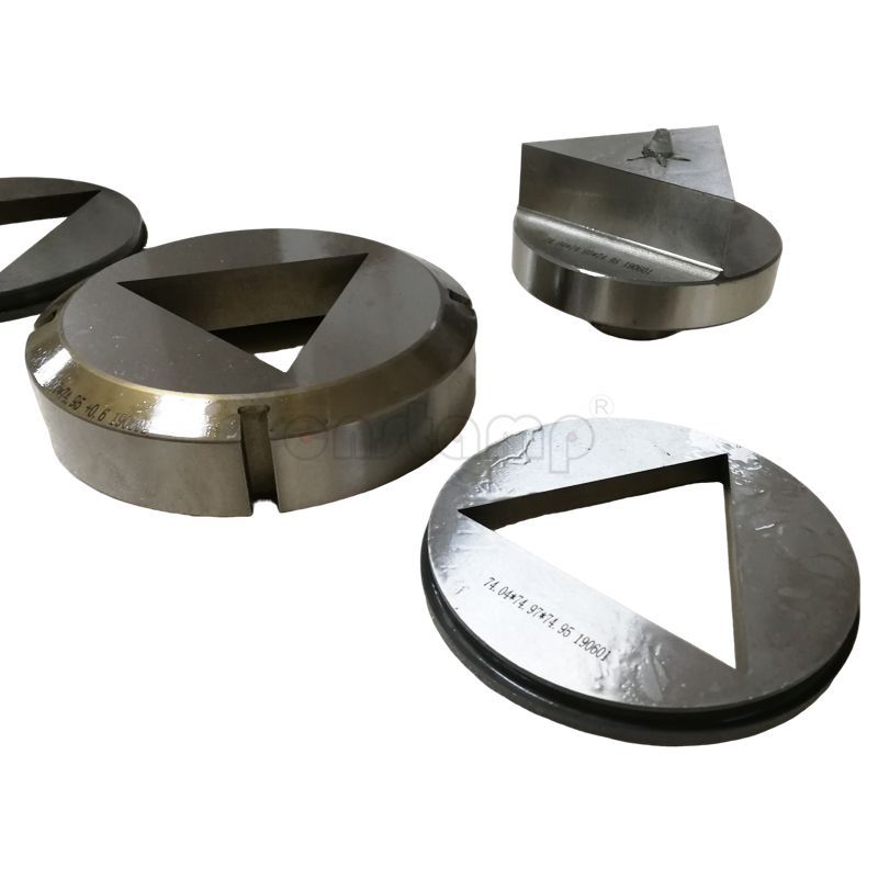 Wilson style turret punch tooling D station Triangle shape