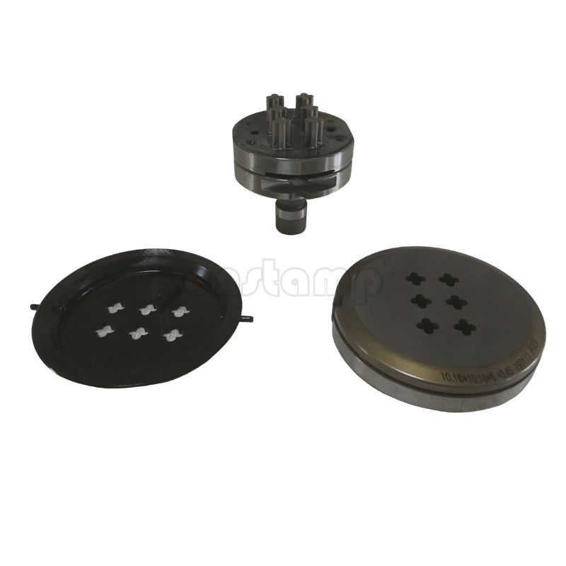 II Station Clover shape Trumpf style turret punch tool Cluster tool