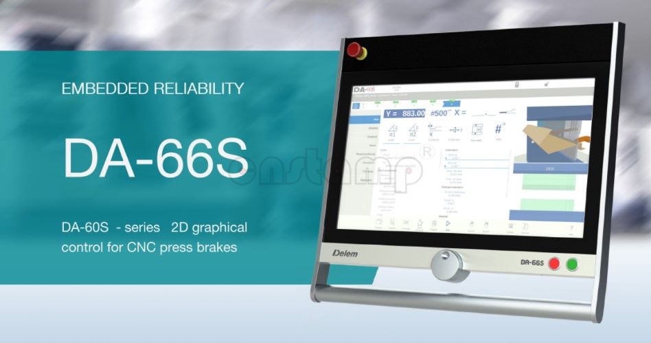 CNC Press brake 160t/3200mm Delem DA66T 8 1 axes